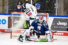 Eishockey, Herren, DEL, Saison 2021-2022, 55. Spieltag, Straubing Tigers - Augsburger Panther,  13.03.2022
