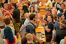 Eishockey, Herren, DEL, Saison 2023-2023, Straubing Tigers, Teampräsentation, Weckmannszelt, Gäubodenvolksfest, 12.08.2022