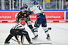 Eishockey, Herren, Penny DEL, 36. Spieltag, Saison 2023-2024, Straubing Tigers - Iserlohn Roosters,07.01.2024