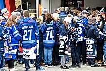 Eishockey, Herren, DEL, Saison 2021-2022, Playoff, Viertelfinale, Spiel 1, Straubing Tigers - Adler Mannheim, 10.04.2022