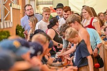 Eishockey, Herren, DEL, Penny DEL, Saison 2023-2024, Straubing Tigers, Mannschaftsvorstellung im Weckmannszelt,12.08.2023