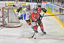 Herren, Eishockey, Oberliga-Süd, Saison 2021-2022, Playoffs, Spiel 3, Deggendorfer SC - EC Hannover Indians,  24.03.2022