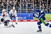 Eishockey, Herren, Penny DEL, 44. Spieltag, Saison 2023-2024, Straubing Tigers - Adler Mannheim,04.02.2024