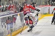 Herren, Eishockey, Oberliga-Süd, Saison 2021-2022, Playoffs, Spiel 3, Deggendorfer SC - EC Hannover Indians,  24.03.2022