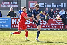 Fußball, Bayernliga Süd , Saison 2021-2022, Spvgg Hankofen-Hailing - TSV 1860 München II, 30. Spieltag, 25.03.2022