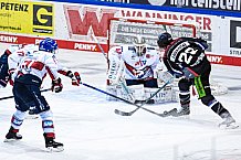Eishockey, Herren, DEL, Saison 2020-2021, Playoff Viertelfinale Spiel 2, Straubing Tigers - Adler Mannheim, 22.04.2021