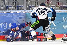 Eishockey, Herren, DEL, Saison 2020-2021, Playoff Viertelfinale Spiel 3, Adler Mannheim - Straubing Tigers, 24.04.2021