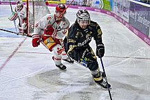 Herren, Eishockey, Oberliga-Süd, Saison 2022-2023, DEB, Deggendorfer SC - EV Herne Miners, Playoff, Viertelfinale, Spiel 4, 04.04.2023