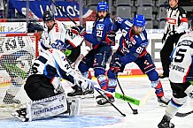 Eishockey, Herren, DEL, Saison 2020-2021, Playoff Viertelfinale Spiel 3, Adler Mannheim - Straubing Tigers, 24.04.2021